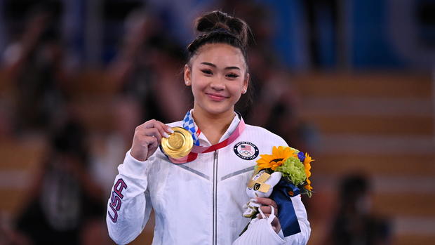 Suni Lee wins Olympic gold for U.S. in women’s gymnastics all-around
