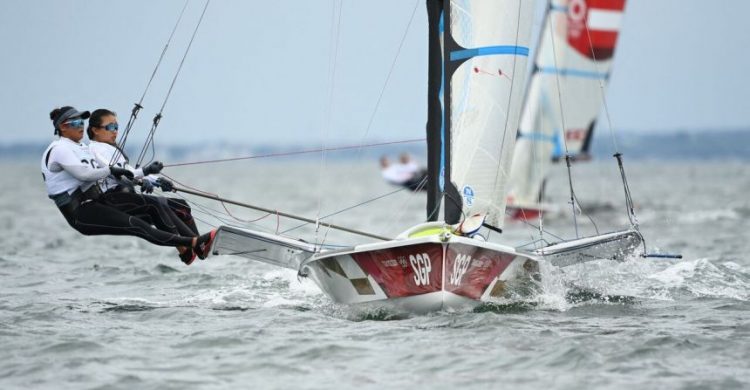 Olympics: Medal race for S’pore 49er FX sailors postponed due to lack of wind